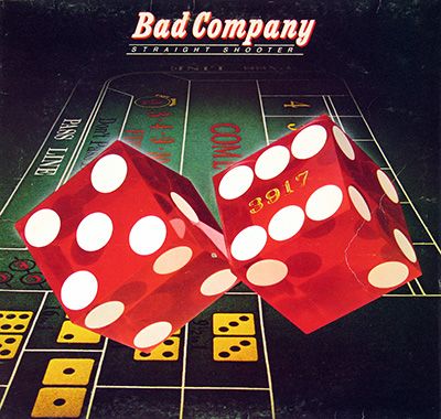 BAD COMPANY - Straight Shooter (Swan Song & Island Records) .  album front cover vinyl record